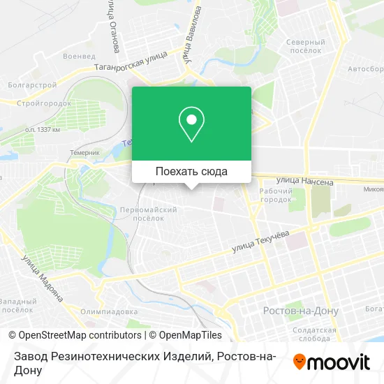 Карта Завод Резинотехнических Изделий