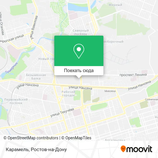 Карта Карамель