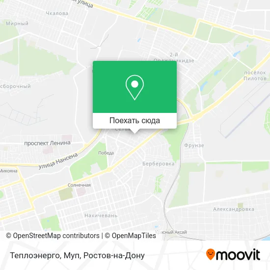 Карта Теплоэнерго, Муп