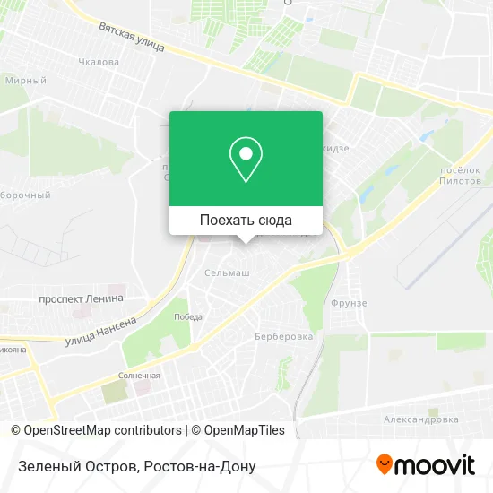 Карта Зеленый Остров