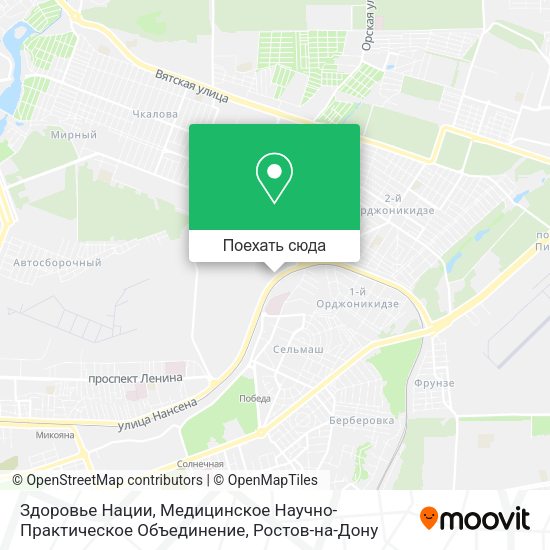 Карта Здоровье Нации, Медицинское Научно-Практическое Объединение