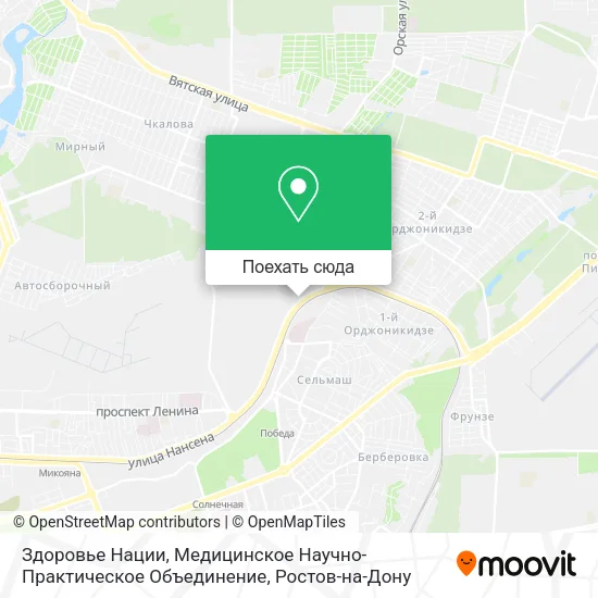 Карта Здоровье Нации, Медицинское Научно-Практическое Объединение