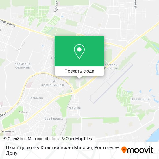 Карта Цхм / церковь Христианская Миссия