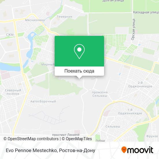 Карта Evo Pennoe Mestechko