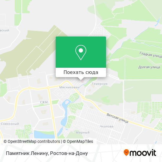Карта Памятник Ленину