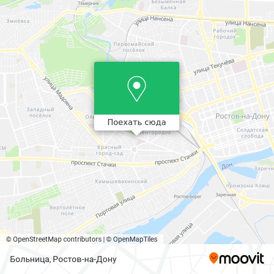 Карта Больница
