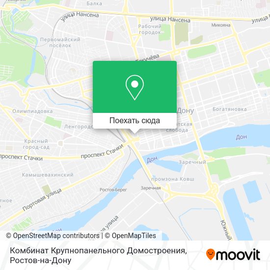 Карта Комбинат Крупнопанельного Домостроения