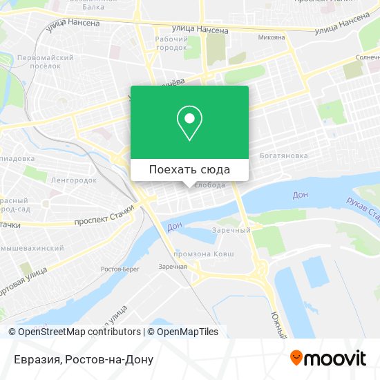Карта Евразия