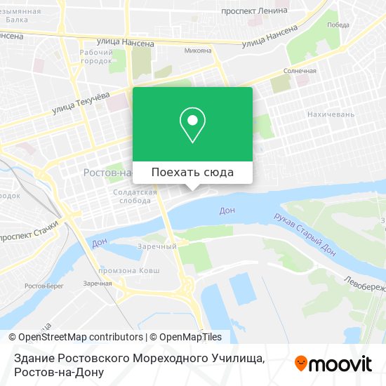 Карта Здание Ростовского Мореходного Училища