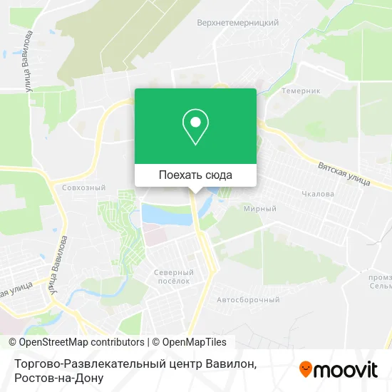 Карта Торгово-Развлекательный центр Вавилон