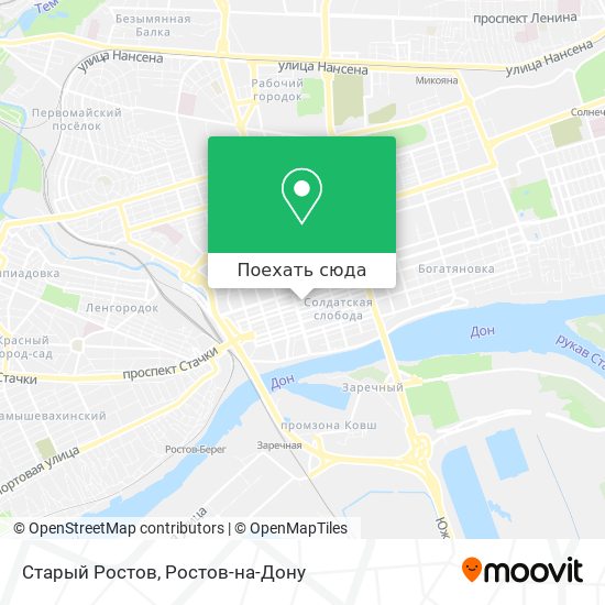Карта Старый Ростов