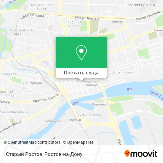 Карта Старый Ростов