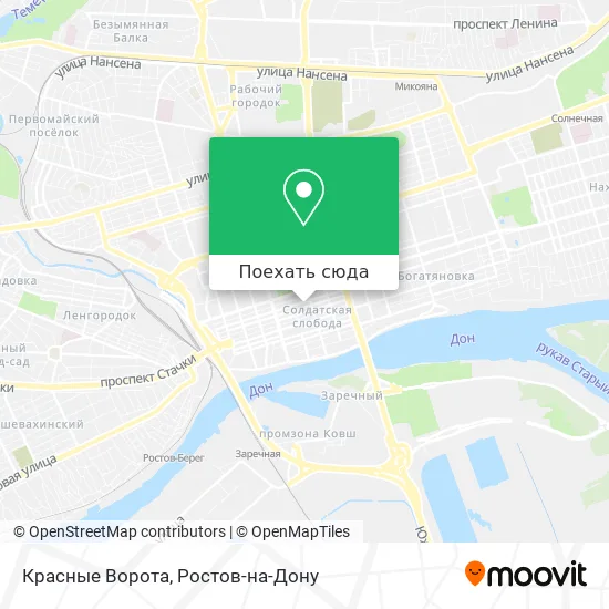 Карта Красные Ворота