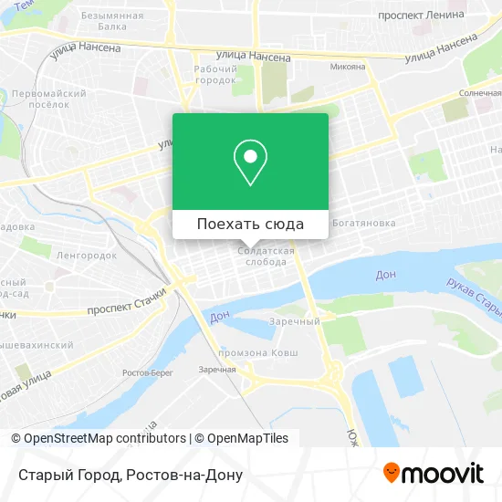 Карта Старый Город