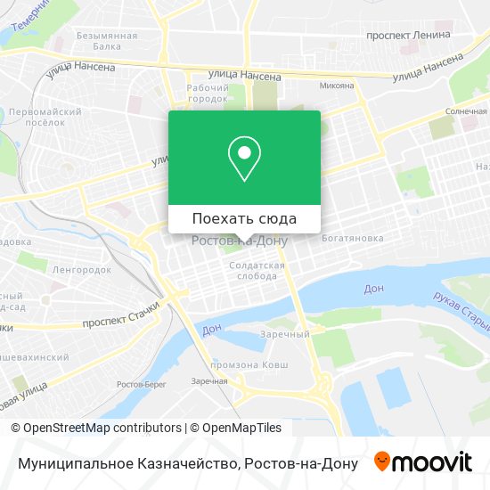 Карта Муниципальное Казначейство