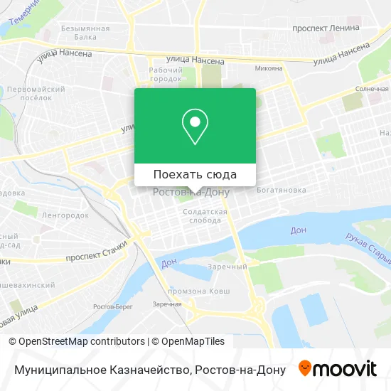 Карта Муниципальное Казначейство
