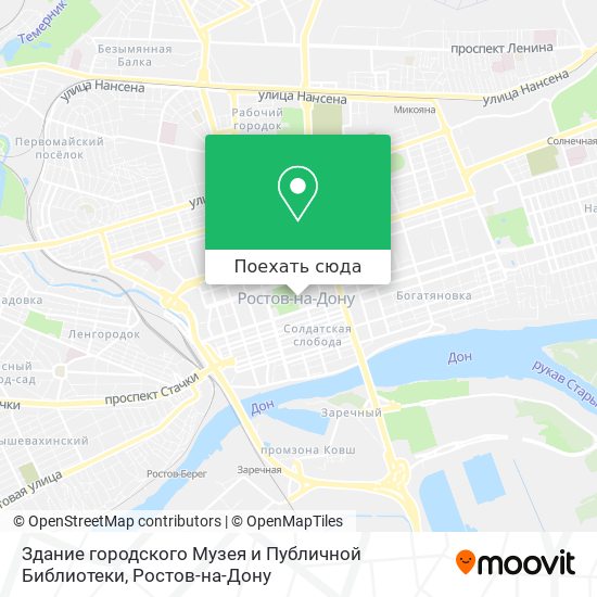 Карта Здание городского Музея и Публичной Библиотеки