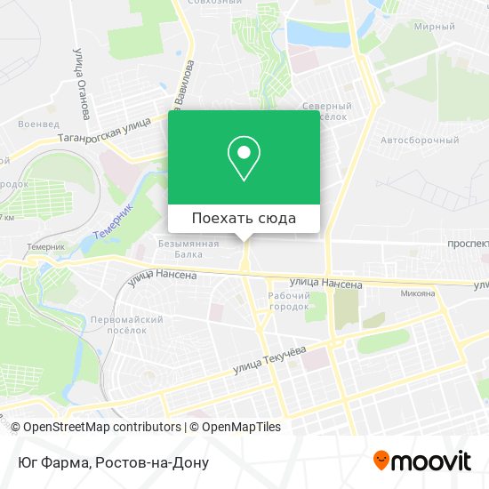 Карта Юг Фарма