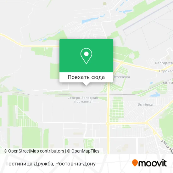 Карта Гостиница Дружба