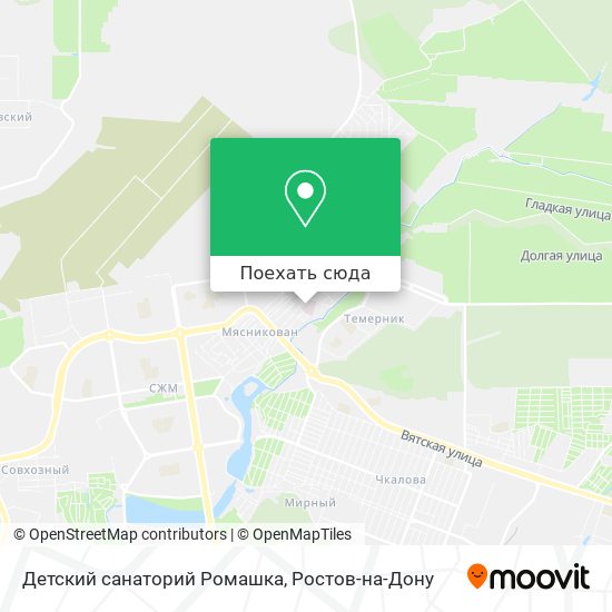 Карта Детский санаторий Ромашка