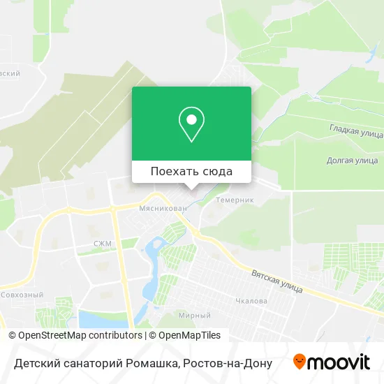 Карта Детский санаторий Ромашка