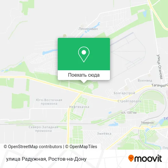 Карта улица Радужная