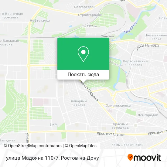 Карта улица Мадояна 110/7