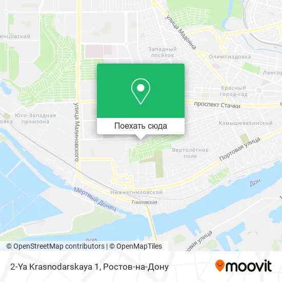 Карта 2-Ya Krasnodarskaya 1