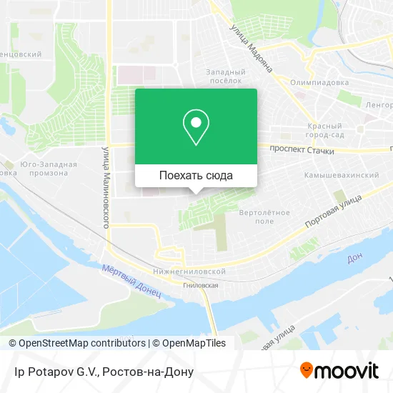 Карта Ip Potapov G.V.