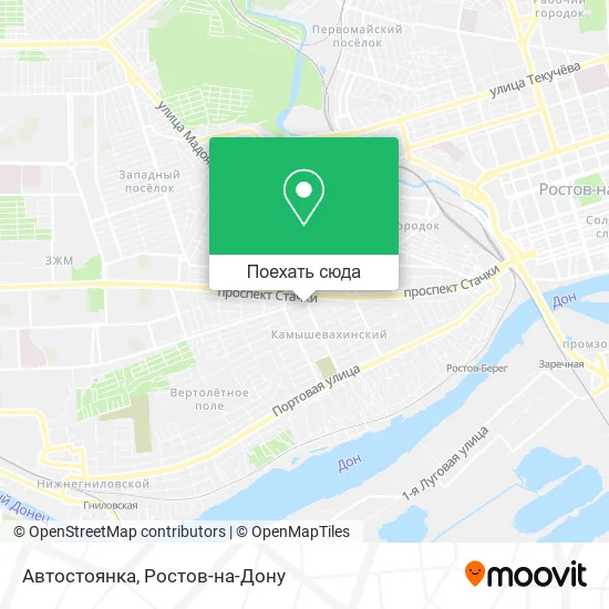 Карта Автостоянка