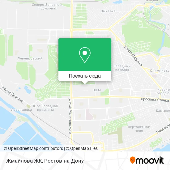 Карта Жмайлова ЖК