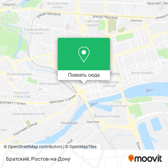 Карта Братский