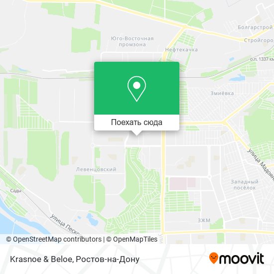 Карта Krasnoe & Beloe