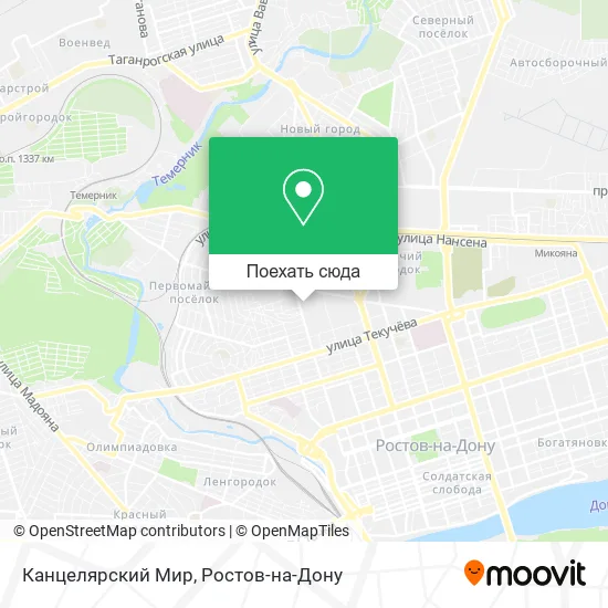 Карта Канцелярский Мир
