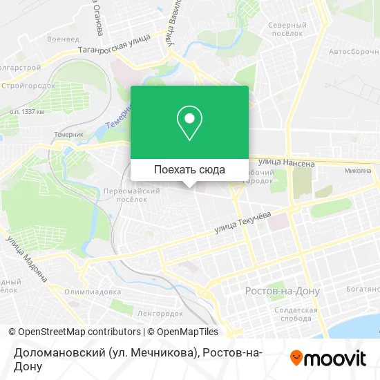 Карта Доломановский (ул. Мечникова)