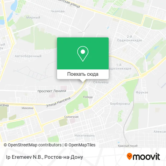 Карта Ip Eremeev N.B.
