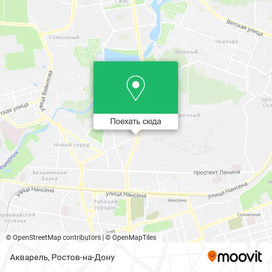 Карта Акварель