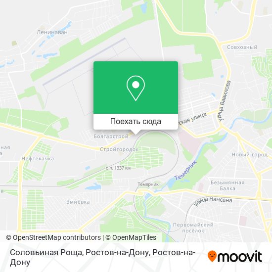 Карта Соловьиная Роща, Ростов-на-Дону