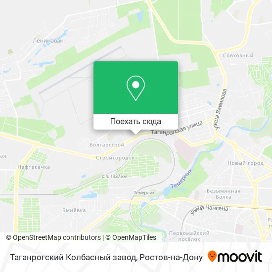 Карта Таганрогский Колбасный завод