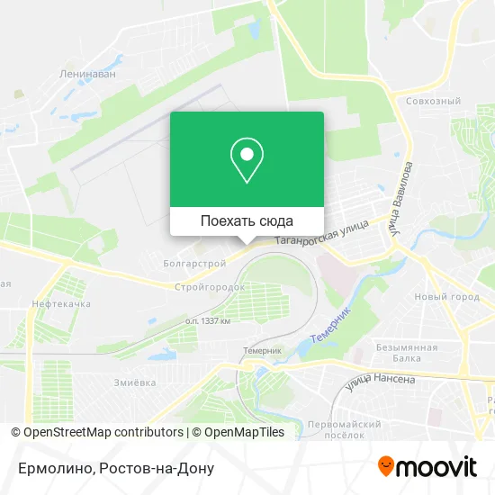 Карта Ермолино