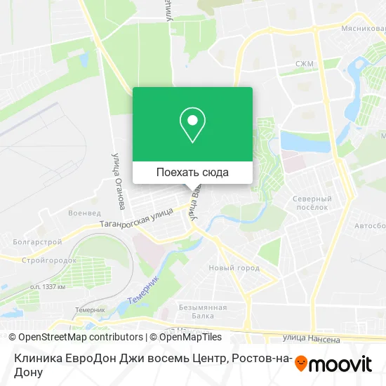 Карта Клиника ЕвроДон Джи восемь Центр