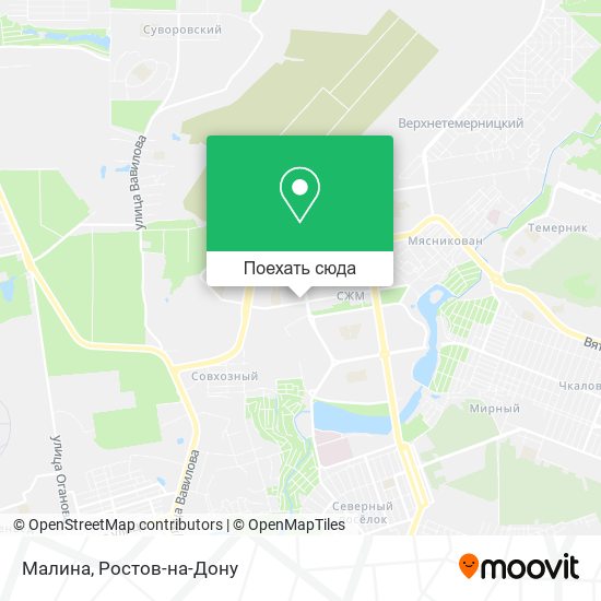 Карта Малина