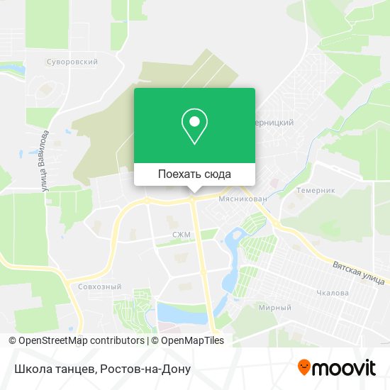 Карта Школа танцев