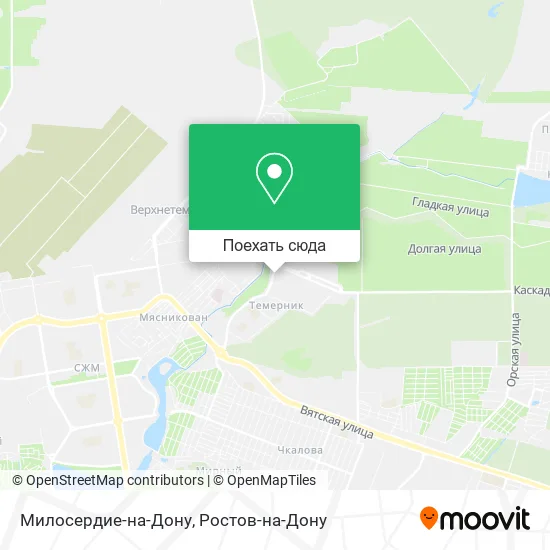 Карта Милосердие-на-Дону