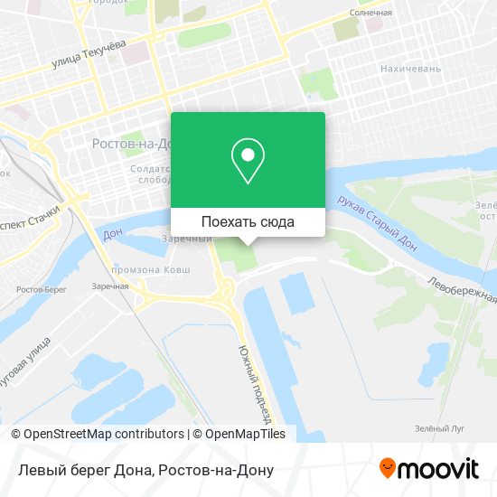 Карта Левый берег Дона