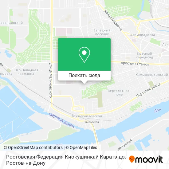 Карта Ростовская Федерация Киокушинкай Каратэ-до