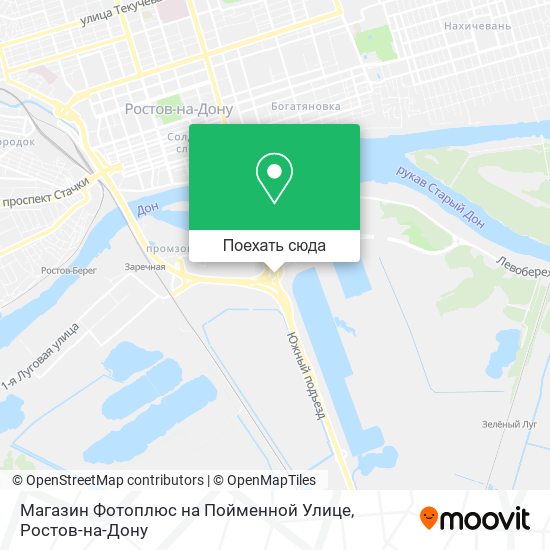 Карта Магазин Фотоплюс на Пойменной Улице