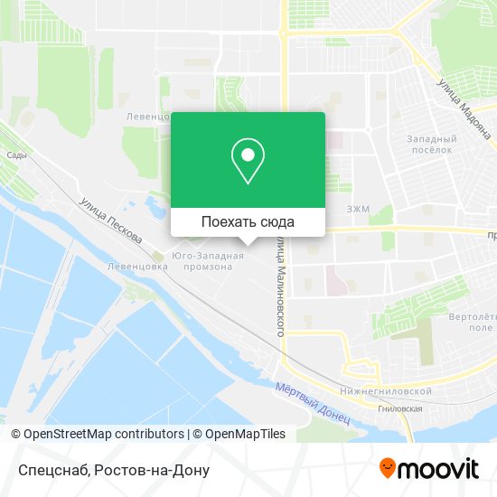 Карта Спецснаб