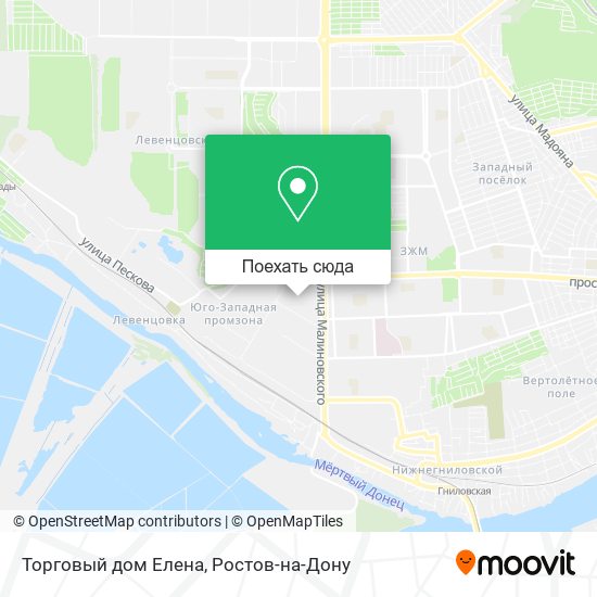 Карта Торговый дом Елена