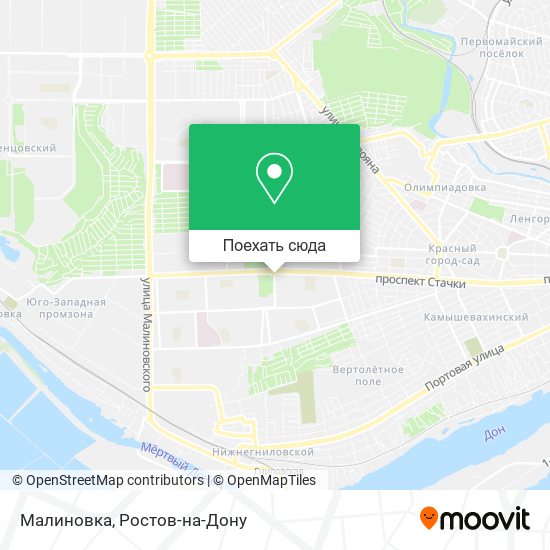 Карта Малиновка